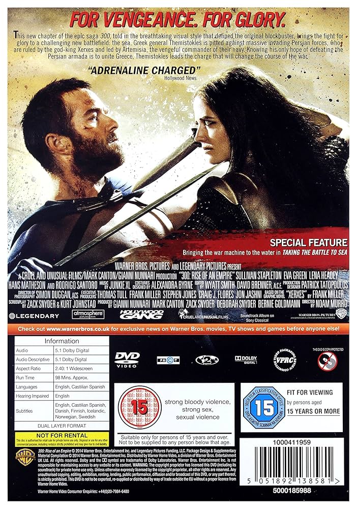 Amazon.co.jp: 300: Rise Of An Empire DVD : DVD